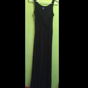 Black long maxi dress XS
